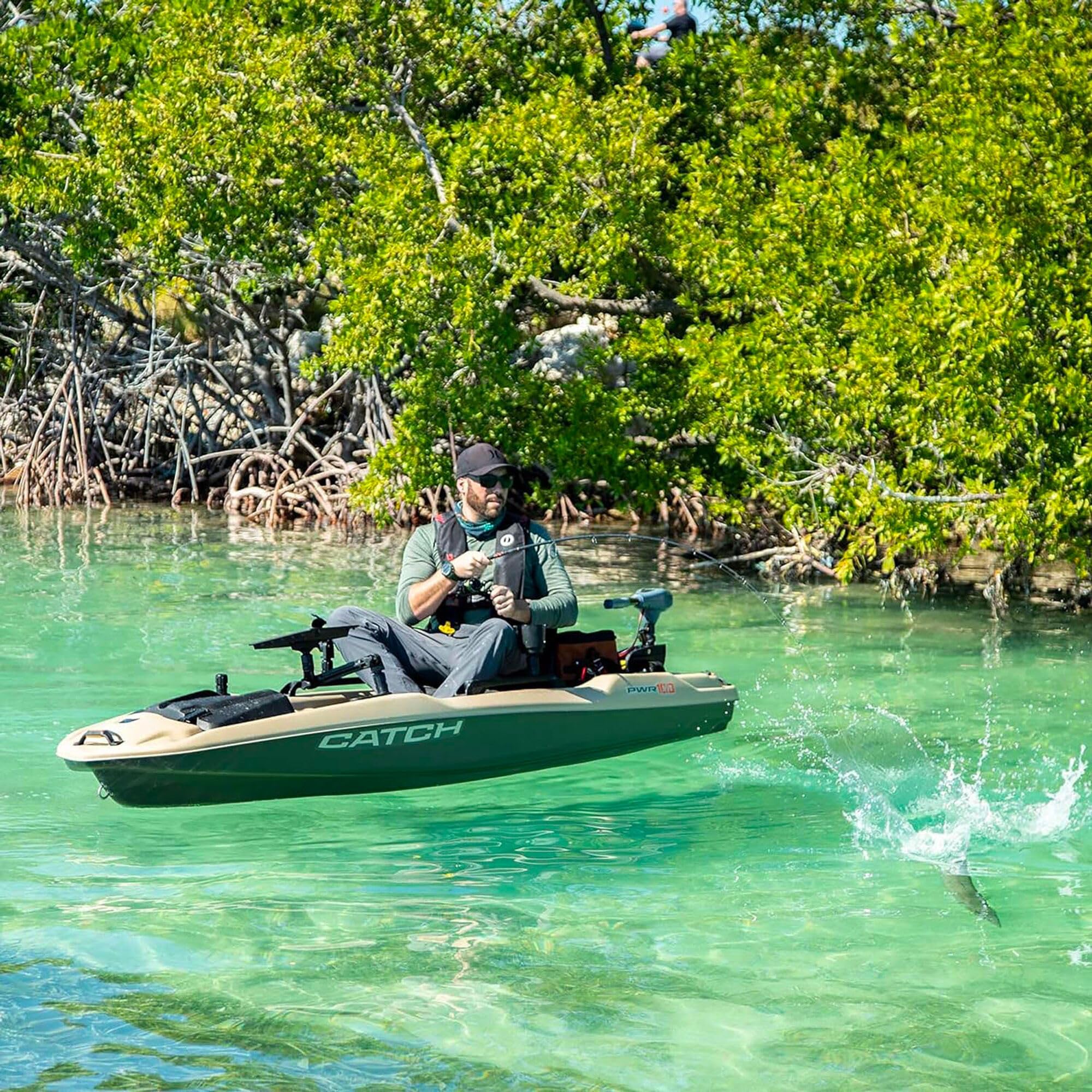 Pelican Catch PWR 100 - Sit-on-Top Fishing Kayak - Ergo360 Seating System - 10 ft - Image 4