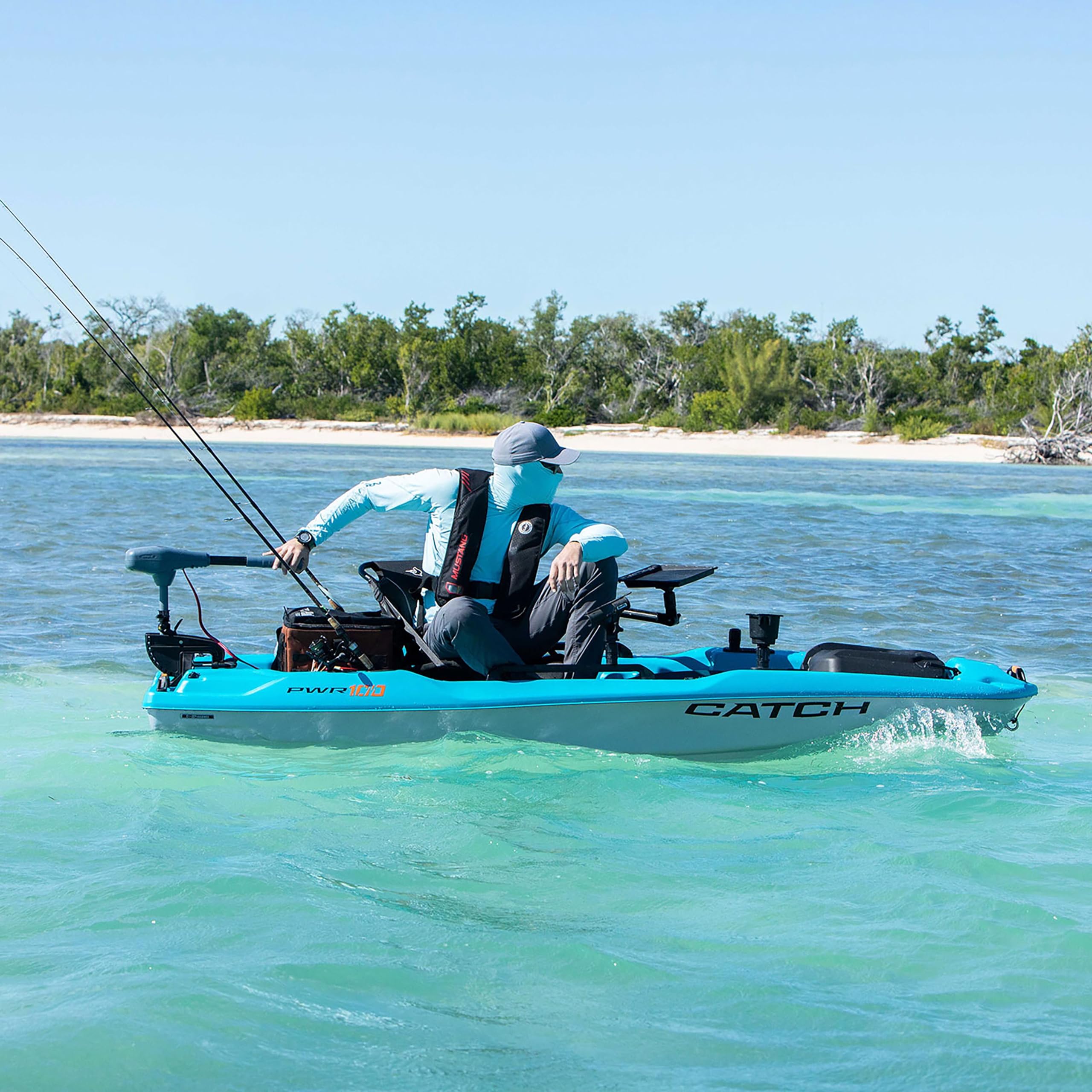 Pelican Catch PWR 100 - Sit-on-Top Fishing Kayak - Ergo360 Seating System - 10 ft - Image 7