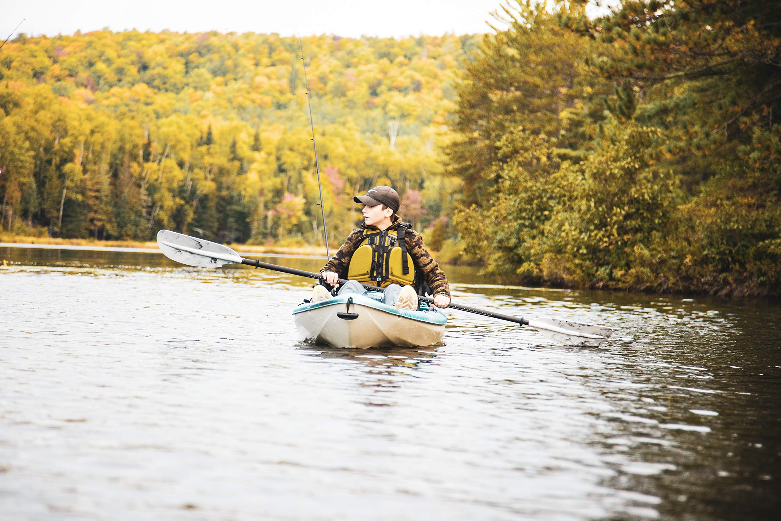 Pelican - Poseidon Angler Paddle - Aluminum Shaft with Reinforced Fiberglass Blades - Lightweight, Adjustable Kayaks Paddles - Perfect for Kayak Fishing - Image 5