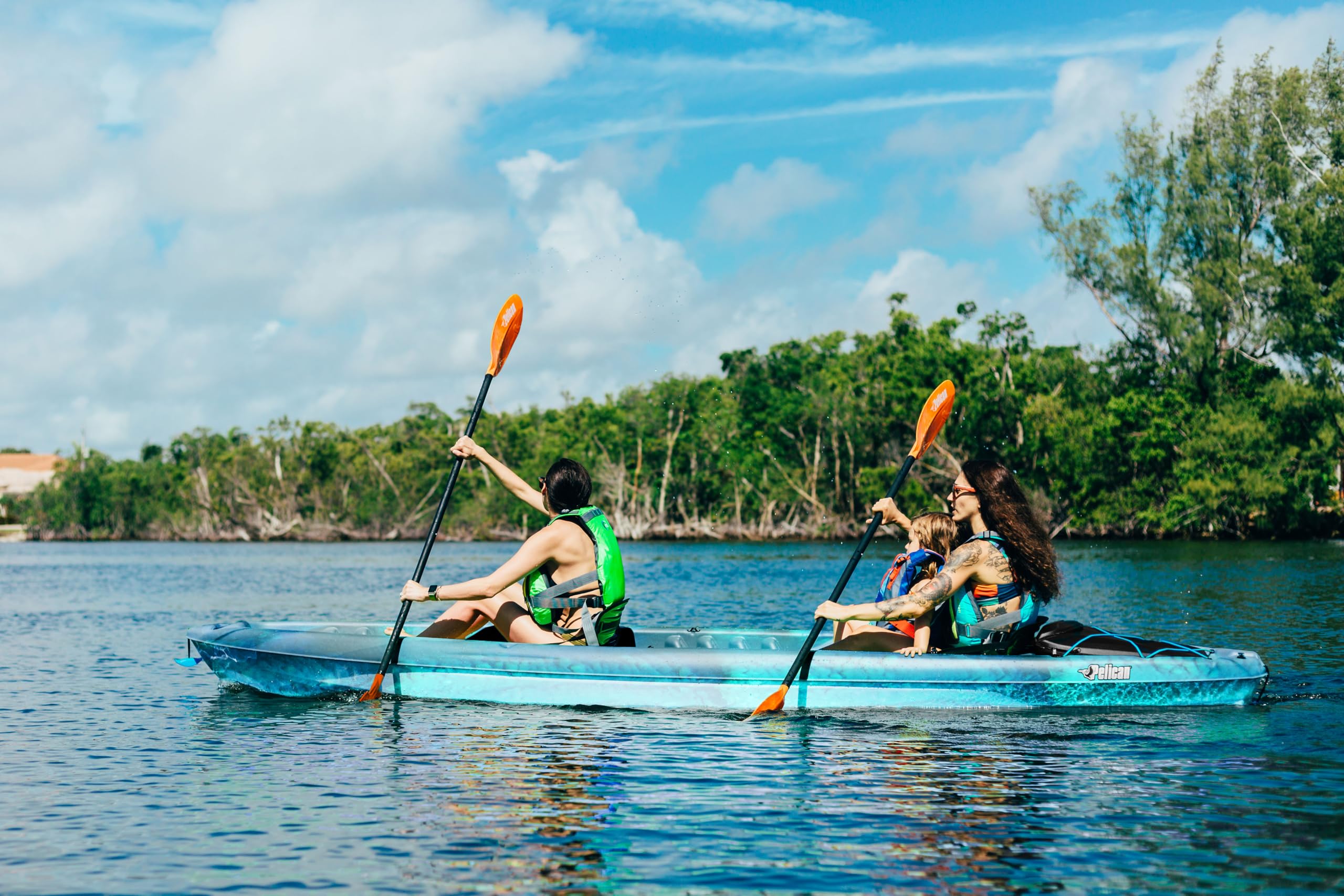 Pelican - Poseidon Paddle - Aluminum Shaft with Reinforced Fiberglass Blades - Lightweight, Adjustable Kayaks Paddles - Perfect for Kayaking Boating - Image 7