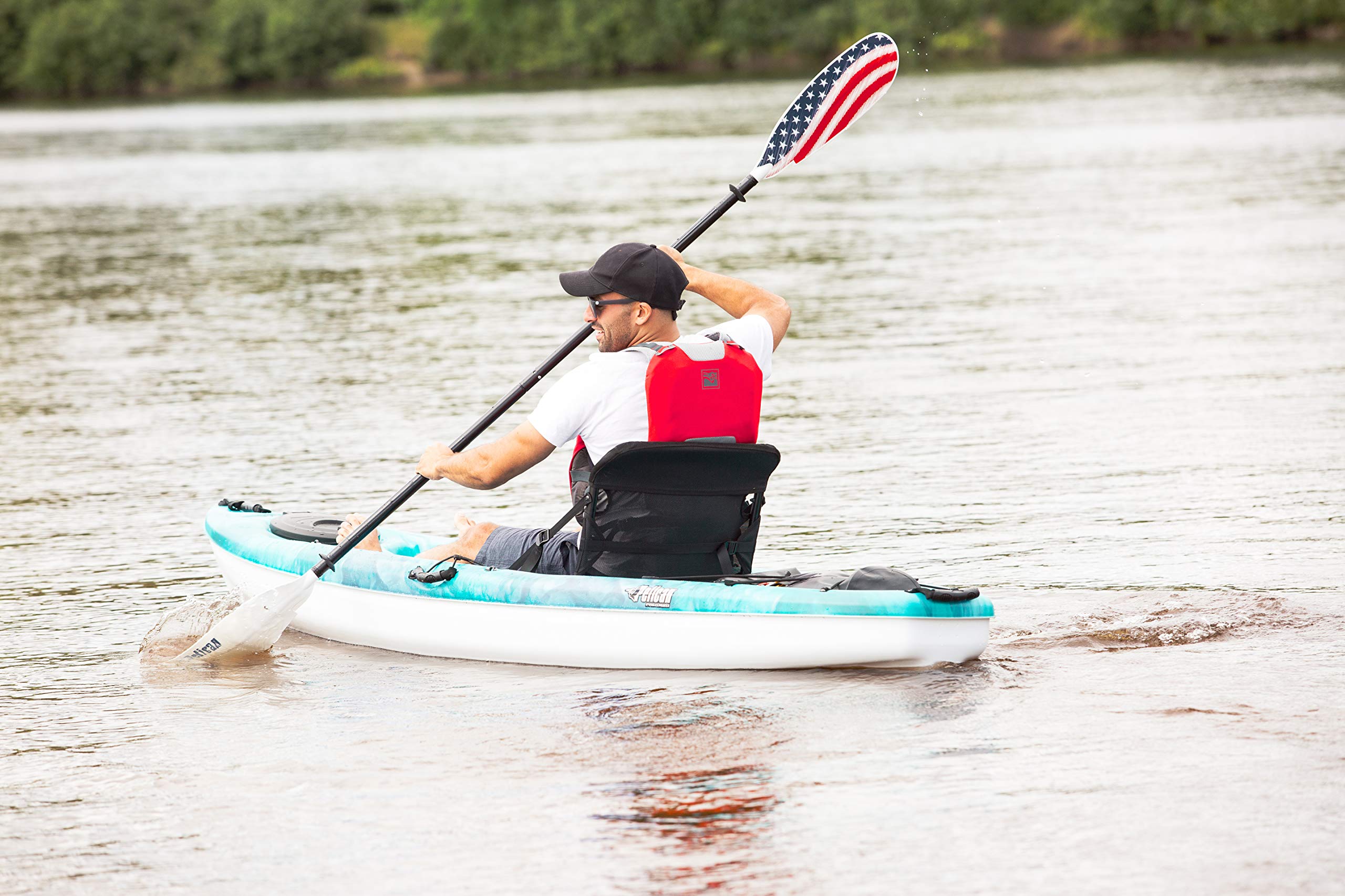 Pelican - Poseidon Paddle - Aluminum Shaft with Reinforced Fiberglass Blades - Lightweight, Adjustable Kayaks Paddles - Perfect for Kayaking Boating - Image 4