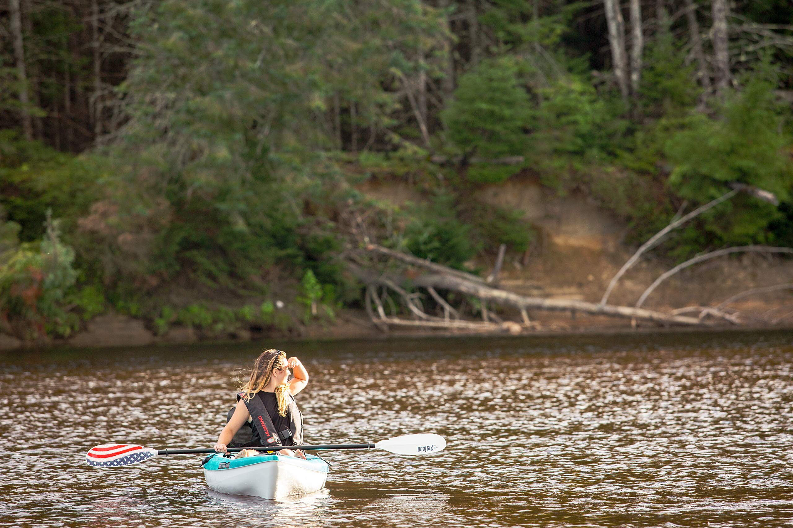 Pelican - Poseidon Paddle - Aluminum Shaft with Reinforced Fiberglass Blades - Lightweight, Adjustable Kayaks Paddles - Perfect for Kayaking Boating - Image 5