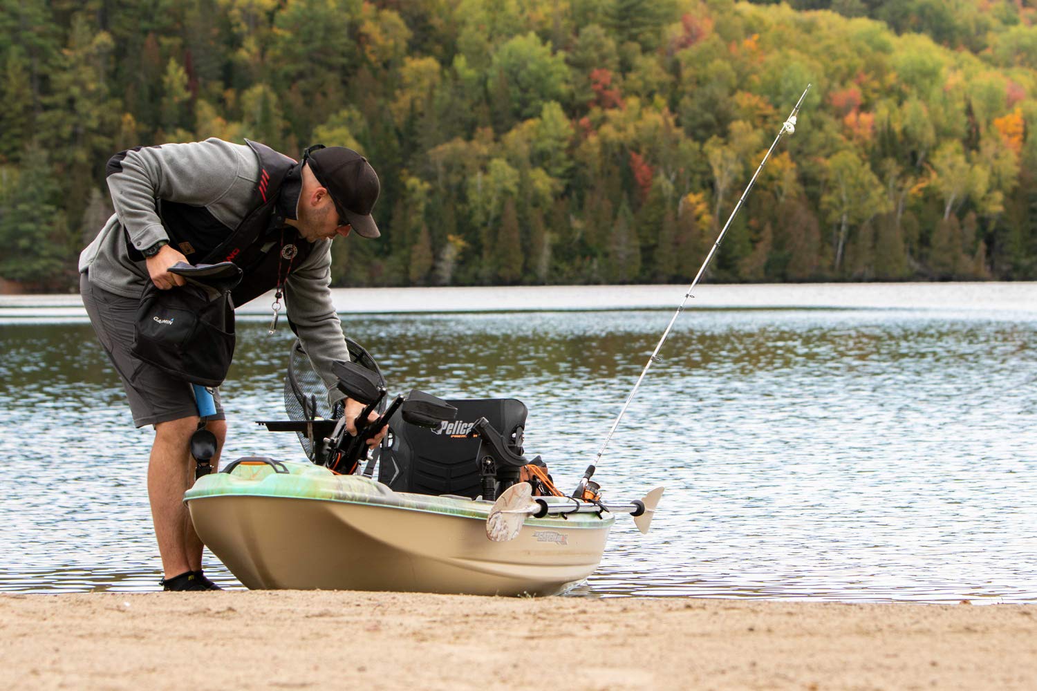 The Catch Kayak Paddle|Adjustable Fiberglass Shaft with Nylon Blades|Lightweight, Adjustable| Perfect for Kayak Fishing, 98.5 inch (250cm) - Arctic Blue - PS1973-00 - Image 6